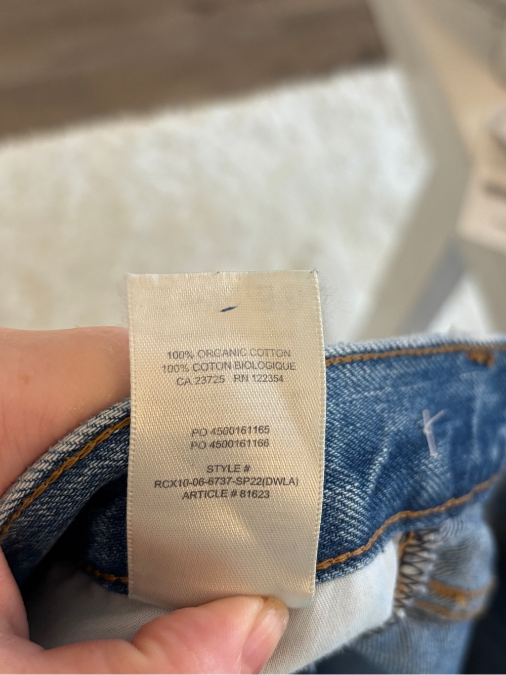 Denim Forum The Joni High Rise Loose Jeans Blue Size 24 - Picture 11 of 11